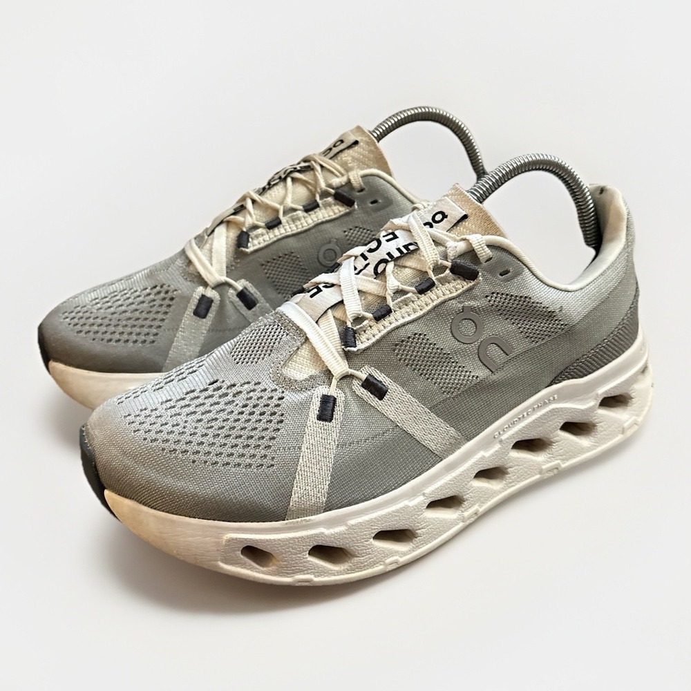 On Cloud Eclipse Alloy/White Running Shoes Women's 9 Training Sneakers